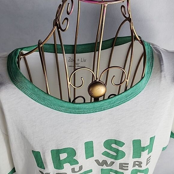 Zoe & Liv Irish You Were Beer St. Patrick's Day T~shirt - Picture 2 of 6